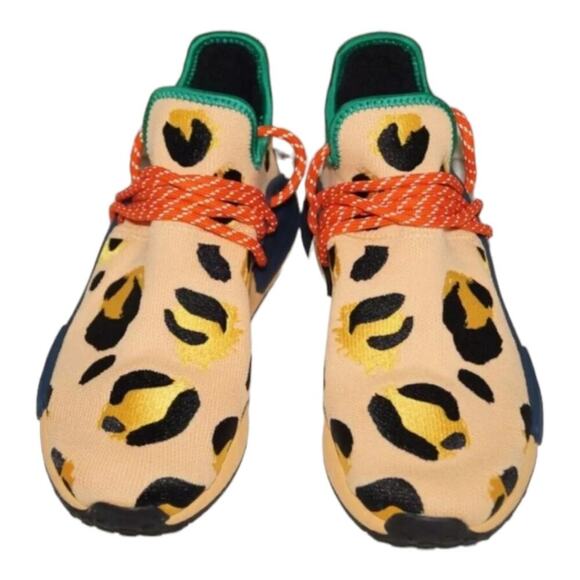 ADIDAS x PHARELL WILLIAMS MENS HU NMD ANIMAL PRINT SNEAKERS SHOES Size 10 11 NEW - Picture 3 of 15
